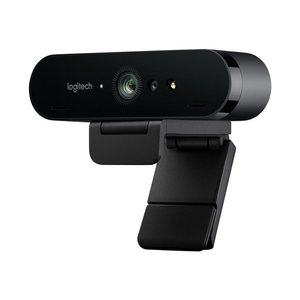 对于Logitech BRIO 4K UHD网络摄像头超高清电脑摄像头，具有自动对焦和麦克风USB接口CMOS图像传感器720p最大分辨率