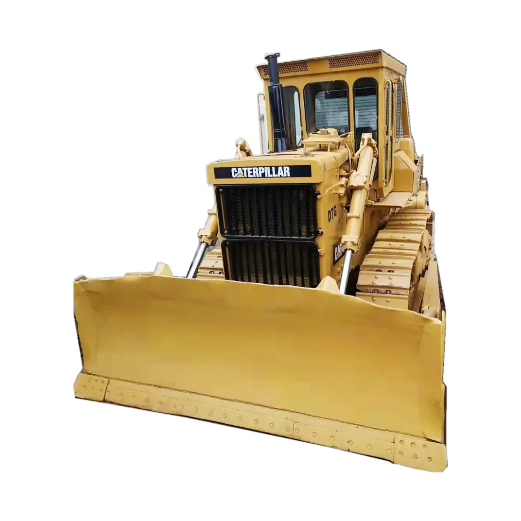 D7G usato d6n bulldozer Cat usato D7G/D7R/D7H bulldozer con cabina aperta trattore caterpillar in vendita buone condizioni prezzo economico