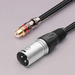 1.5M 3M 5M 3pin <strong>XLR</strong> Male Female to RCA Male Microphone Cable High Grade Low Noise for Mixer <strong>Audio</strong> Signal Transmission