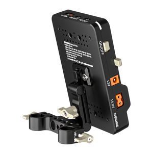 ZGCINE VP Kit3 V <strong>Mount</strong> Battery Plate Power Supply Splitter W/Standard V-Lock with 15 mm Rod Clamp and Adjustable Arm for Camera - Product Image 2