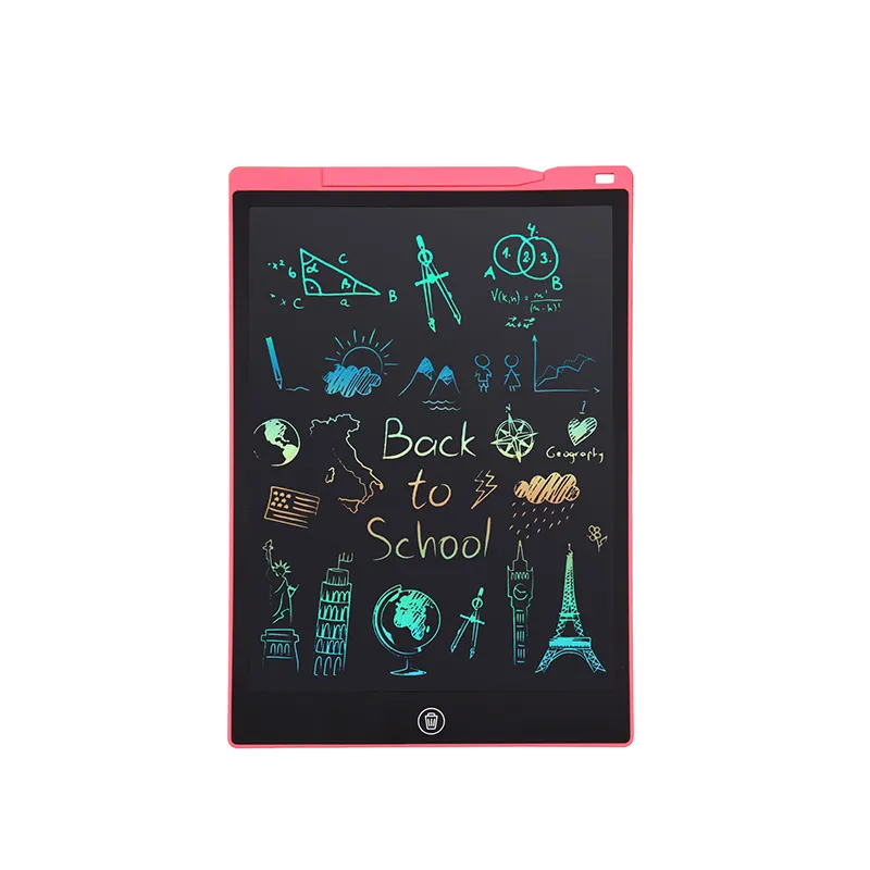 Almohadilla de dibujo mágica sin papel, tableta de escritura LCD de 12 pulgadas, juguetes para niños, regalos de cumpleaños, almohadilla borrable, tablero de dibujo LED para tableta para niños