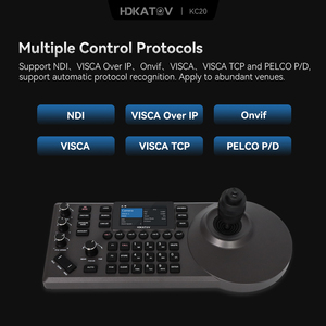 HDKATOV PTZ Клавиатура камера 4D PTZ джойстик трансляция USB IP джойстик Клавиатура камера ptz контроллер Джойстик - Product Image 4