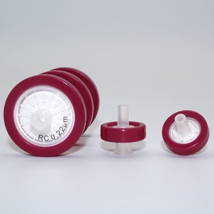 Competitive Price 13mm 25mm <strong>30mm</strong> Diameter 0.22um 0.45um Pore RC Regenerate Cellulose Syringe <strong>Filter</strong> - Product Image 1