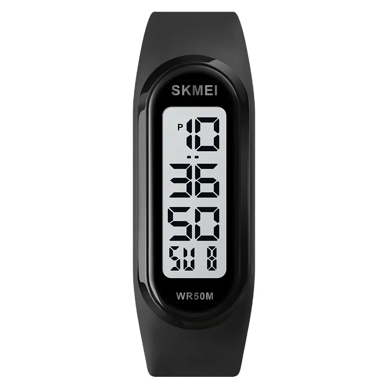 Skmei-cronómetro deportivo, reloj digital con luz LED para exteriores, 1666 horas, 12/24