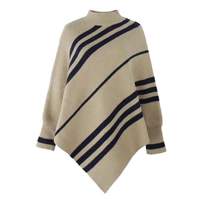 Offre Spéciale à la mode tricot châle printemps Automne Hiver Nouvelle couleur tricoté cape poncho