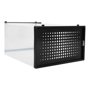 Stackable giày lưu trữ hộp có thể gập lại kệ tủ nhựa Sneaker Box cho giày hiển thị trong suốt Giày trường hợp - Product Image 4