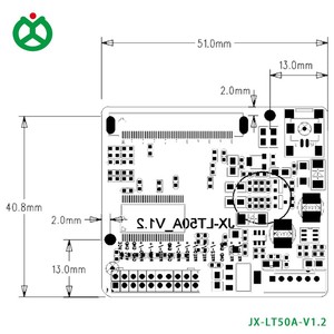 小型RGB LCDパネル変換ボードFPC50ピン信号変換器通常LVDS VGL VGH VCOM Vgammar LCDモジュール用 - Product Image 2