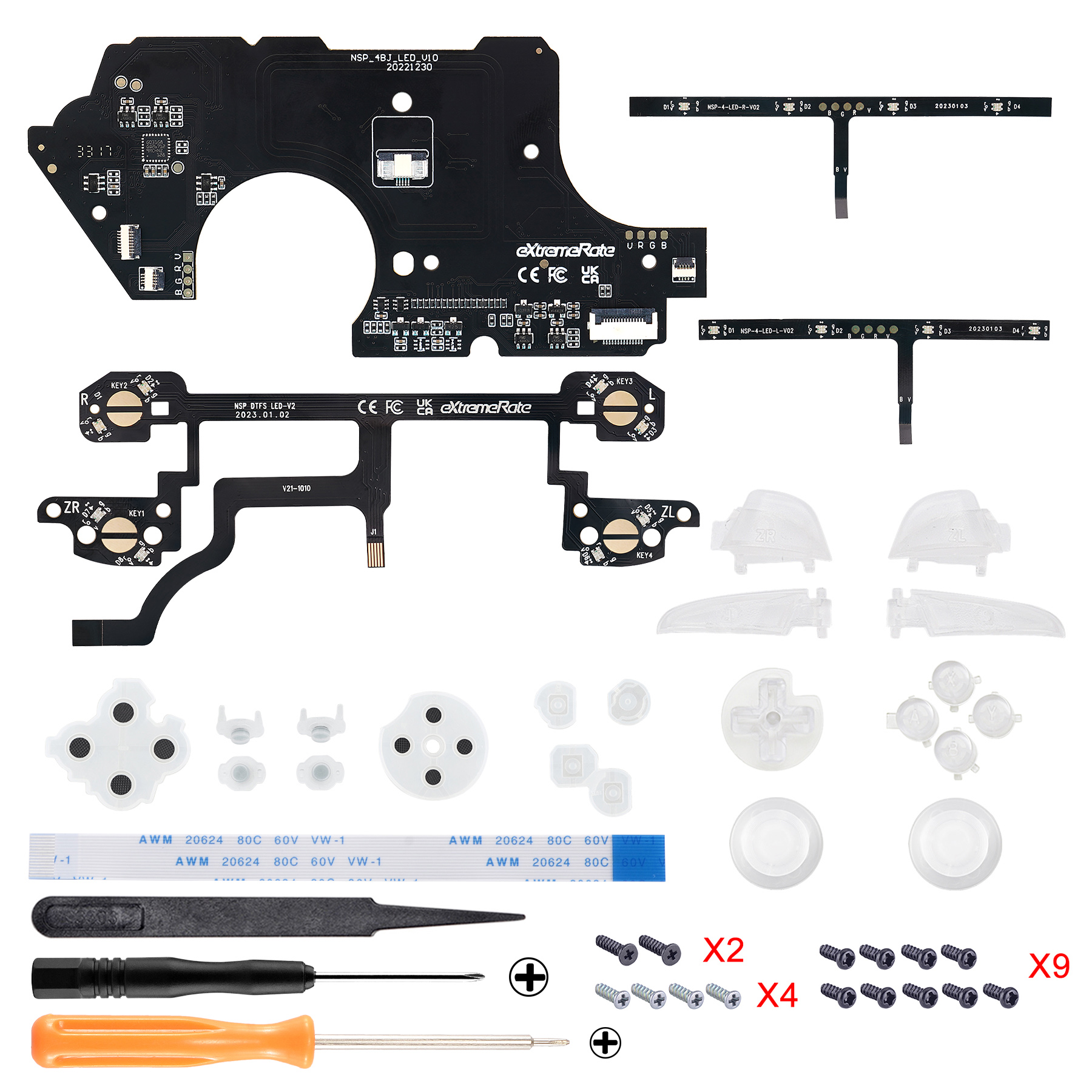 LED Kit With Clear Button NSLED001