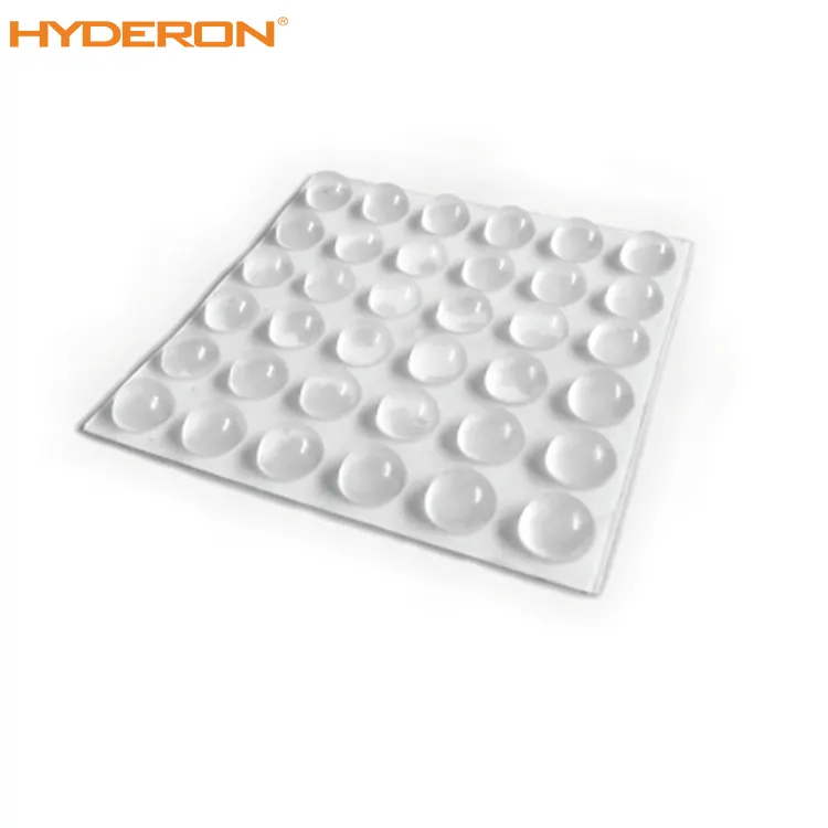 Nhà Sản Xuất Chuyên Nghiệp Dính Trong Suốt Rõ Ràng Silicone Cao Su Foot Pads Đồ Nội Thất Dính Bumper Pad Cho Tủ