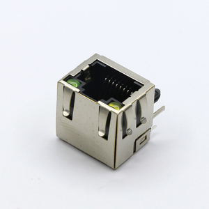 RJ458P8C磁気コネクタRJ45ミニエターネットコネクタ黄色/グリーンネットワークW/Oシールド - Product Image 3