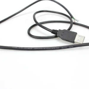 2.0 USB แบบกำหนดเอง-สายเคเบิลตัวผู้กับสายไฟเปลือยสายเคเบิลข้อมูลแบบหุ้มฉนวนสำหรับกล้องเครื่องพิมพ์คอมพิวเตอร์ - Product Image 6