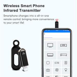 Akıllı telefon kızılötesi verici evrensel Mini uzaktan kumanda değiştirme iOS Smartphone TV klima Fan kamera için - Product Image 3