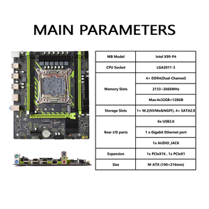 PANDL X99 NEW Mainboard Combination Set Combo Intel Xeon E5 2680 V4 Ddr4 ECC Ram 2680v4 X99 Motherboard <strong>Kit</strong> - Product Image 3