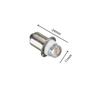 หลอดไฟไฟฉาย LED 15lm P13.5 12V/24V 0.6W หลอดไฟ LED สำหรับไฟฉายโฟกัสอะไหล่หลอดไฟคบเพลิงไฟฉุกเฉินทำงาน - Product Image 3