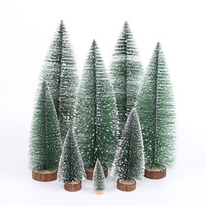 10cm to 40cm <strong>Mini</strong> Christmas Tree Green Small Pine Tree Placed in the Desktop New Year <strong>Xmas</strong> Party <strong>Ornaments</strong> - Product Image 1