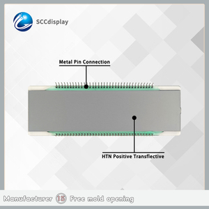 Schermo per moduli LCD statici digitali SJXD-T73161H personalizzato a 7 segmenti con punto decimale prezzo all'ingrosso - Product Image 3