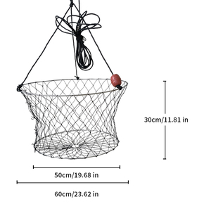 Dây lưới dưới cua lưới gấp Lưới Đánh Cá lồng tay đúc cua Vòng bẫy - Product Image 3