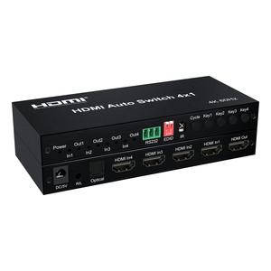 SOFLY 4K@60Hz <strong>HDMI</strong> Auto <strong>Switch</strong> 4x1 <strong>HDMI</strong> <strong>Switch</strong> 4 in <strong>1</strong> out With Auto Switching - Product Image 1