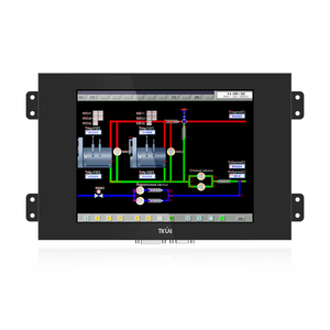 6.4&quot; 1024*768 Industrial Resistive Touch <strong>Monitor</strong> Waterproof Panel Embedded LCD Display HD DP VGA Interface - Product Image 1