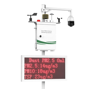 Estación meteorológica industrial Monitor 6 en 1 Sistema de monitoreo de calidad del aire en línea continuo automático ambiental de 2 en 1 - Product Image 2