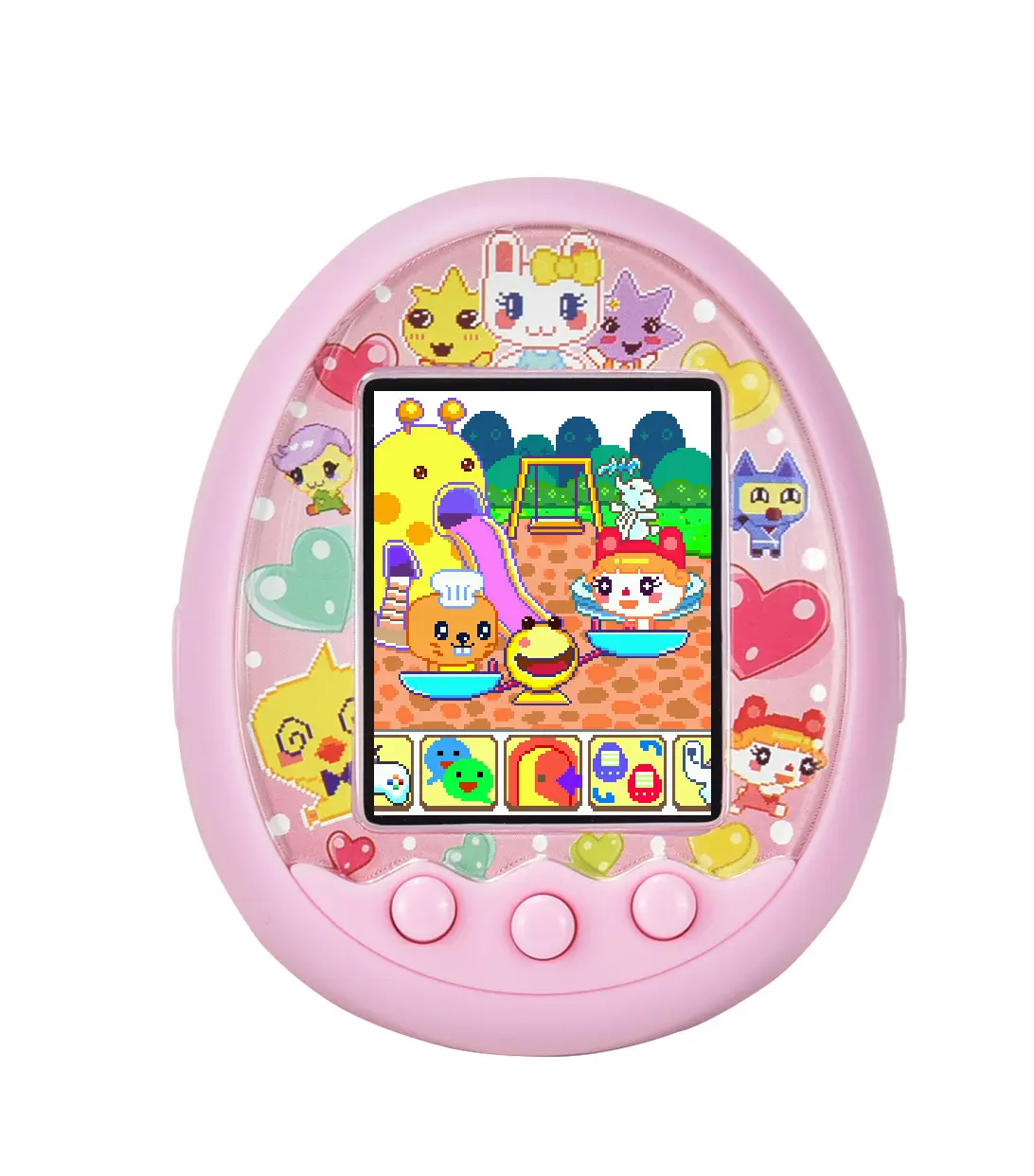 T459 Virtual pet machine puzzle game machine micro chat communication battery version make friend toy