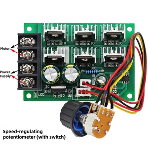 Регулятор скорости двигателя постоянного тока PWM 12V/24V/36V/48V высокомощный контроллер двигателя постоянного тока 40A - Product Image 4