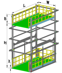 5 Ton 3 Ton 1 Ton High Quality Customizable Warehouse <strong>Loading</strong> <strong>and</strong> <strong>Unloading</strong> Cargo Lift Elevator - Product Image 3