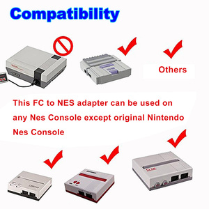 Convertidor de adaptador de conector FC de 60 a 72 pines para consola Nintendo NES de 8 bits y ordenador Famicom - Product Image 6