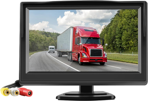 5 Inch Full <strong>Display</strong> Car Monitor with 2 Video Inputs for Rear View Backup <strong>Reverse</strong> Camera Reversing Aid Car <strong>LCD</strong> Monitor Camera DVD - Product Image 6