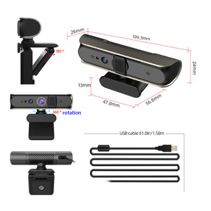 <strong>Windows</strong> <strong>Hello</strong> Best Face Unlock Auto Focus Built in Digital Microphone HD Free Driver hd Two Lens USB Webcam for Win10 Win 11