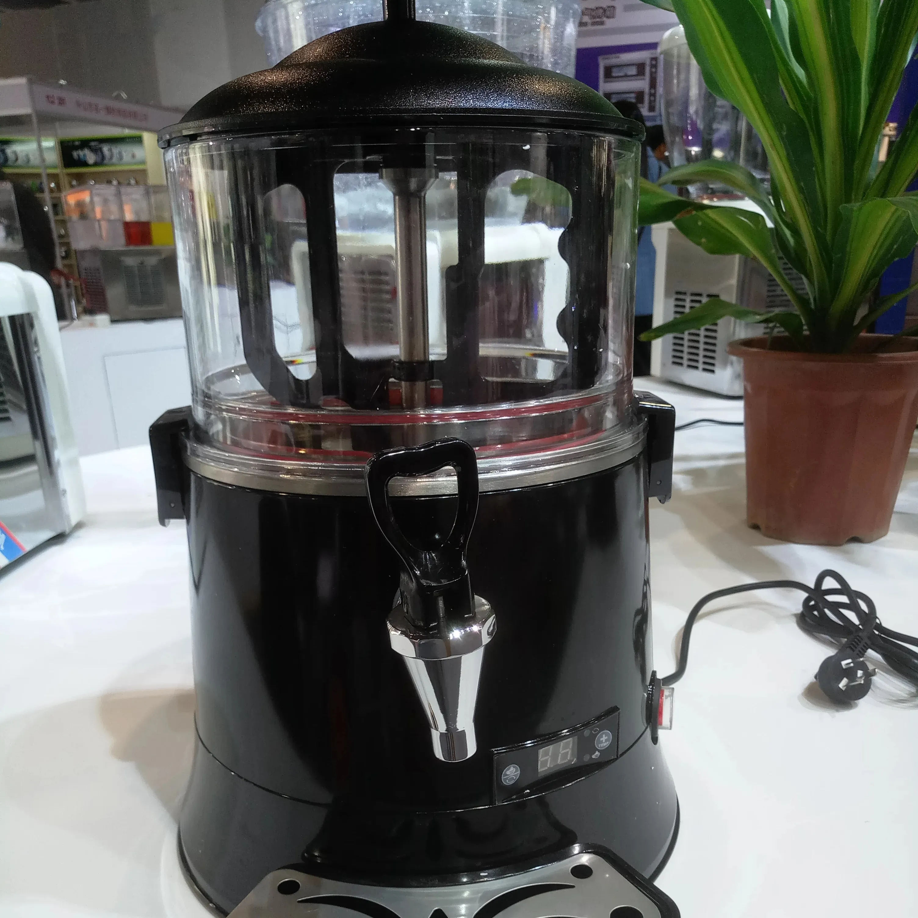 Commerciële Elektrische Chocolade Smeltende Warme Drank Dispenser Chocolade Machine