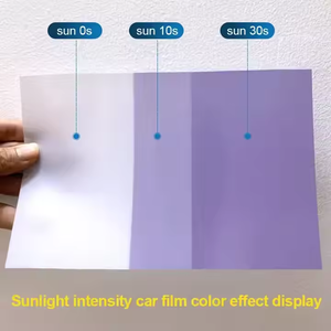 カメレオンTPUヘッドライトフィルムセルフヒーリングカービニールラップ色を変える自動ライトスタイリングと保護