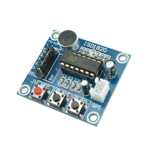 ISD1820 3-5V modulo di registrazione modulo vocale la scheda vocale modulo teledifonico scheda con microfoni + altoparlante