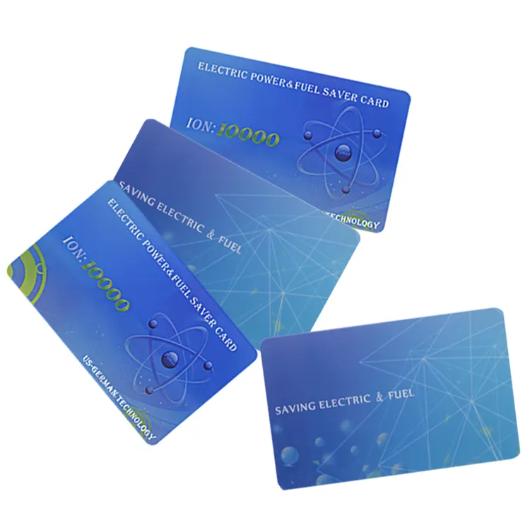 2024 gaya baru Terahertz kartu Quantum Energy Scalar tebal custom kartu energi cetak, kualitas tinggi kartu bahan bakar