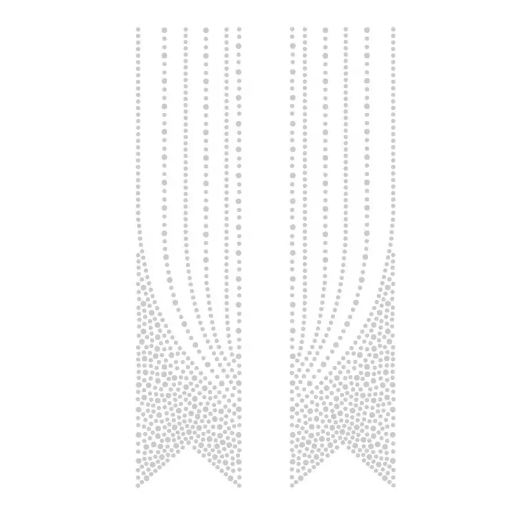 AB Crystal Bow Designs Custom Religious Bling Rhinestone Transfer Iron On Crystal Motif Hot Fix