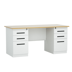 Wholesale Modern Home Office Desk Executive Student <strong>Computer</strong> Table with Drawer Storage Metal Design - Product Image 1