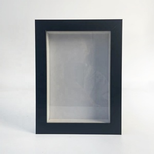 Ücretsiz örnek 3X4 5X7 6x8 8x10 inç 2Cm derinlik gölge kutusu gerçek cam ön beyaz ve siyah 3Cm derin gölge kutusu çerçeveleri - Product Image 2
