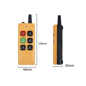 9V 6-Key ad alta potenza industriale universale a lungo raggio codice fisso di apprendimento RF telecomando senza fili - Product Image 6