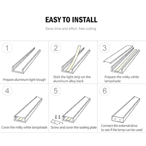 Modern lineer köşe alüminyum profil ışık Led kanal alüminyum Led profil ışıklı çubuk Led profil alüminyum profil Led Str - Product Image 6