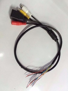 RJ45 + DC + entrada de Audio + Cables de salida de Audio, compatible con todas las placas IP