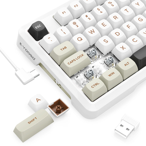 81 Keys 2.4Ghz Wireless Gaming <strong>Keyboard</strong> Custom <strong>Keyboard</strong> RGB Gasket <strong>Structure</strong> Hot Swappable Mechanical Gaming <strong>Computer</strong> <strong>Keyboard</strong> - Product Image 4