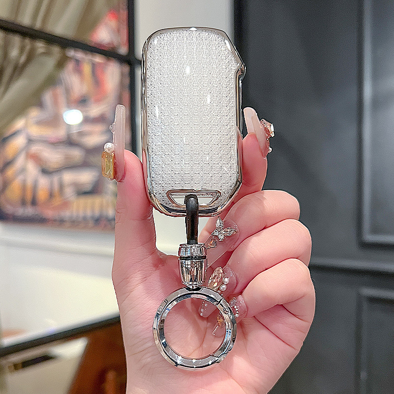 E Silver+Key Ring