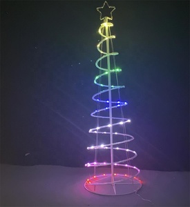 ไฟ LED ทรงกรวยพับได้สำหรับตกแต่งเทศกาลคริสต์มาสสินค้าใหม่2024 LED 5 6ฟุต - Product Image 3