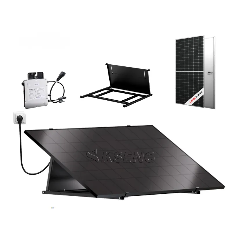 Magazzino europeo Plug and play sistema solare balcone balkonkraftwerk 800w montaggio solare fotovoltaico sistema di pannelli solari