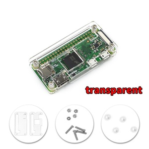 <strong>Raspberry</strong> <strong>Pi</strong> <strong>Zero</strong> Acrylic <strong>Case</strong> 3 Colors Box Shell Transparent Black Blue Acrylic Enclosure Clear Box for RPI <strong>Zero</strong> - Product Image 4