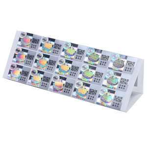 <strong>Custom</strong> <strong>Make</strong> Holographic Sticker Hologram Label Convex Lens Hologram Label QR Code Holographic Sticker QR Code Holographic Label - Product Image 2