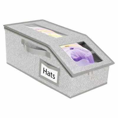Double window hat light gray