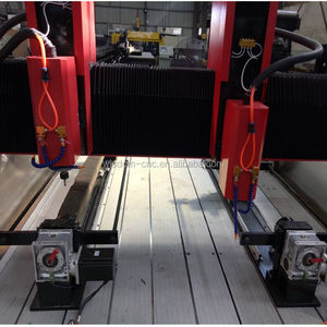Máquina enrutadora CNC rotativa de granito de mármol de piedra 3D de 4 ejes para esculturas Columnas que hacen Richauto DSP Control NC Studio Software - Product Image 6