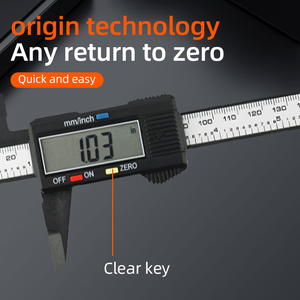 Năng lượng mặt trời nhựa Caliper điện tử hiển thị kỹ thuật số 0-150mm mini Caliper chơi đồ trang sức đo Vernier Caliper - Product Image 4