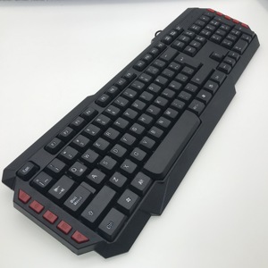 キーボード用マウスコンボセットゲーミングLEDバックライト付きカラフルキーUSBスペイン語アラビア語有線税関コンピューターオフィスキーボード - Product Image 2